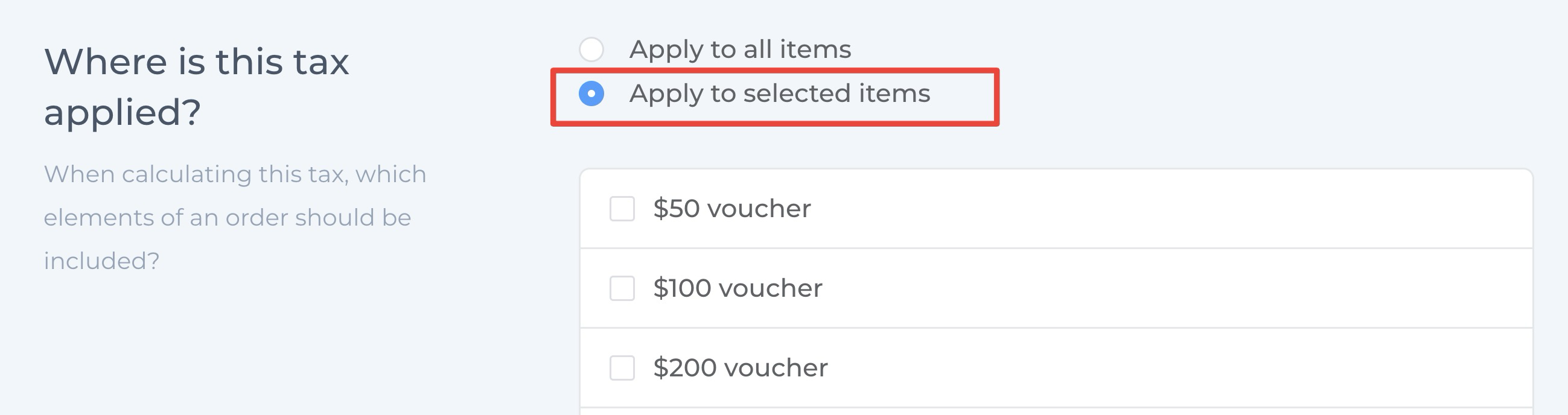 Targeted Sales Taxes