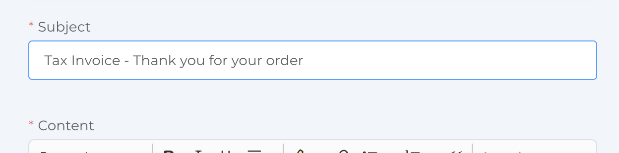 Enhancing the receipt to resemble a tax invoice