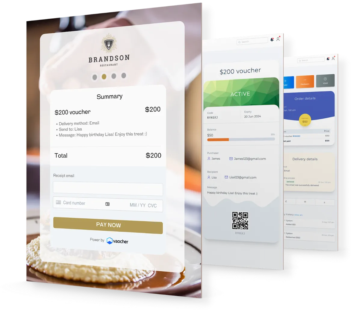 VaocherApp - Online Gift Card System for Businesses
