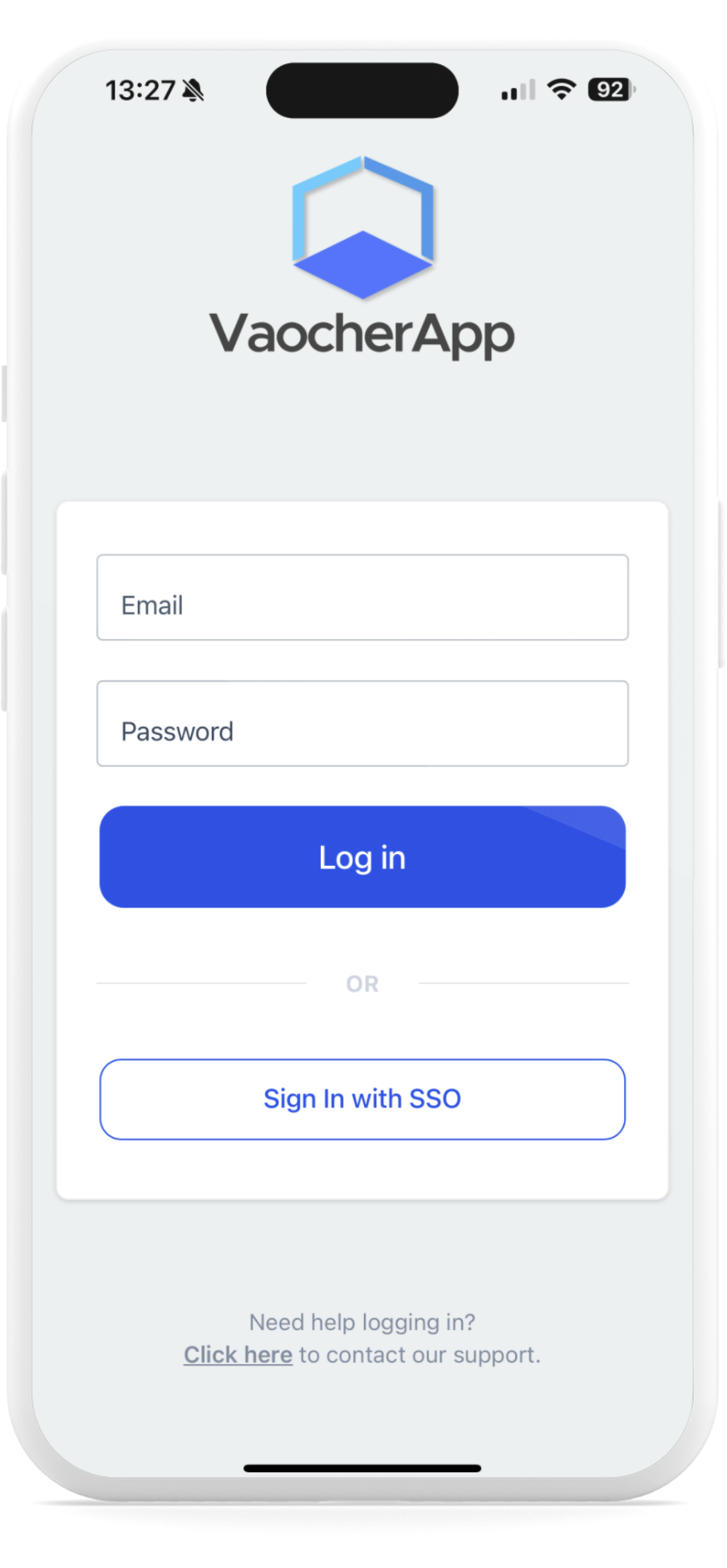 Log in to your account