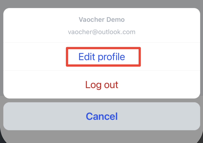 Edit Profile
