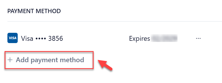 Add payment method