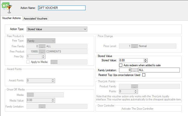 SwiftPOS example 2 - Assigned Actions