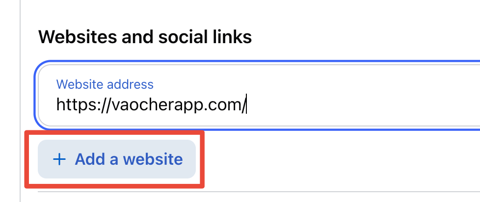 Add a website