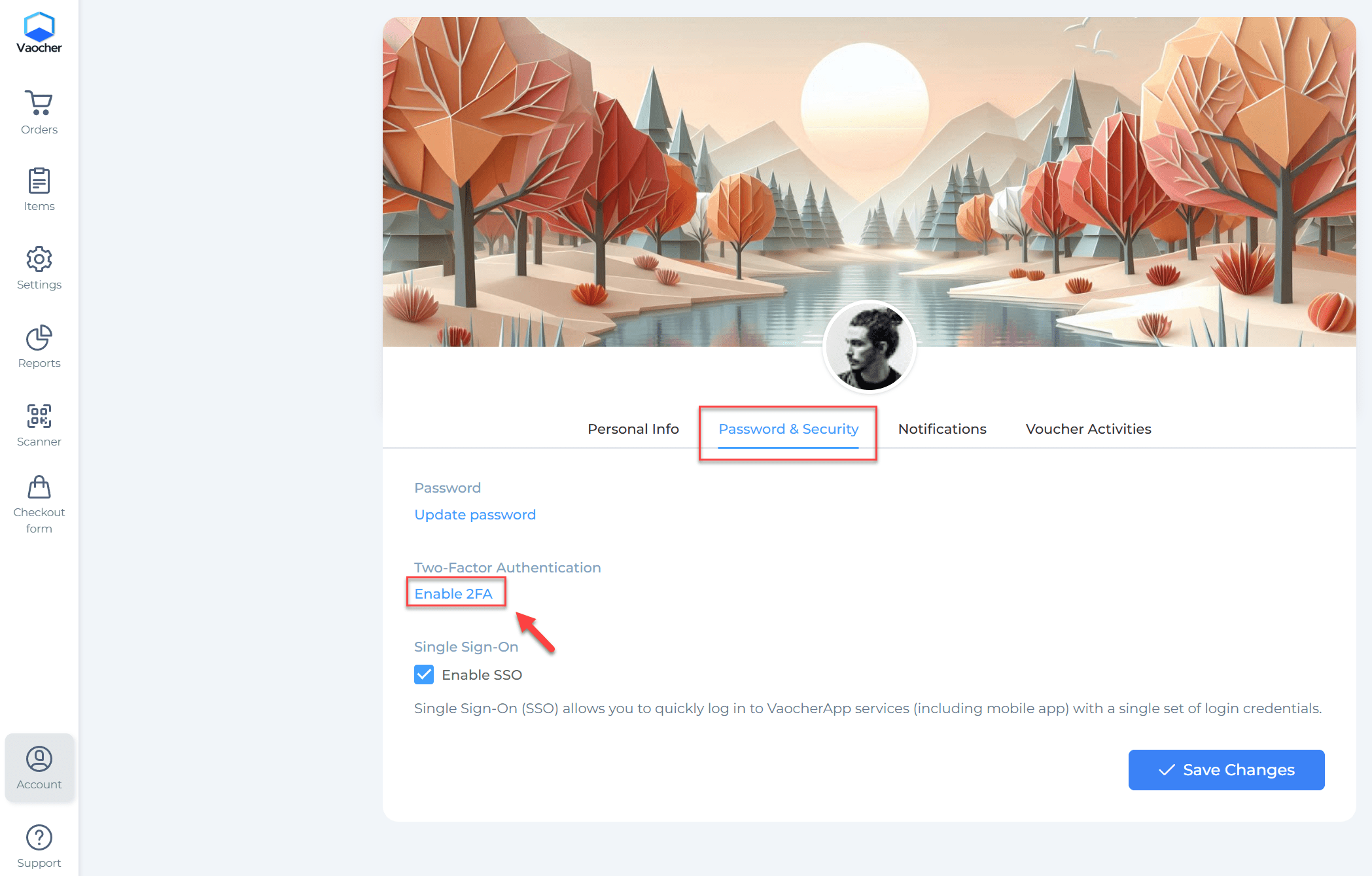 Secure your account with 2-step authentication