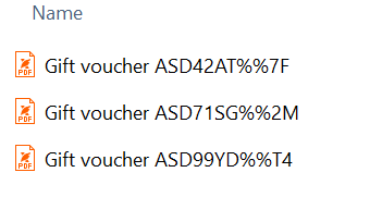 ZIP file with 3 vouchers