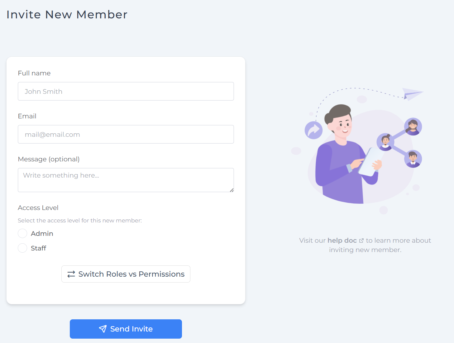Invite New Member