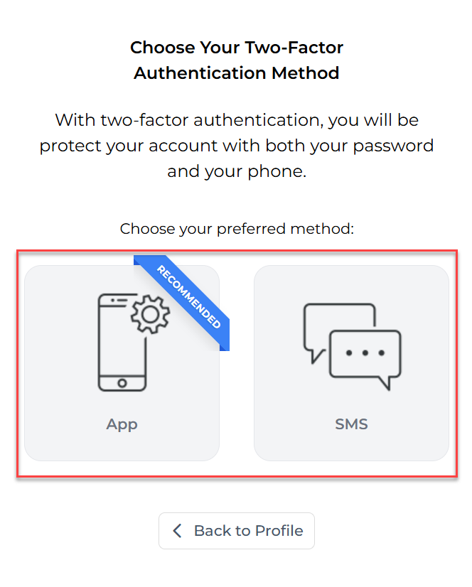 Enable 2FA