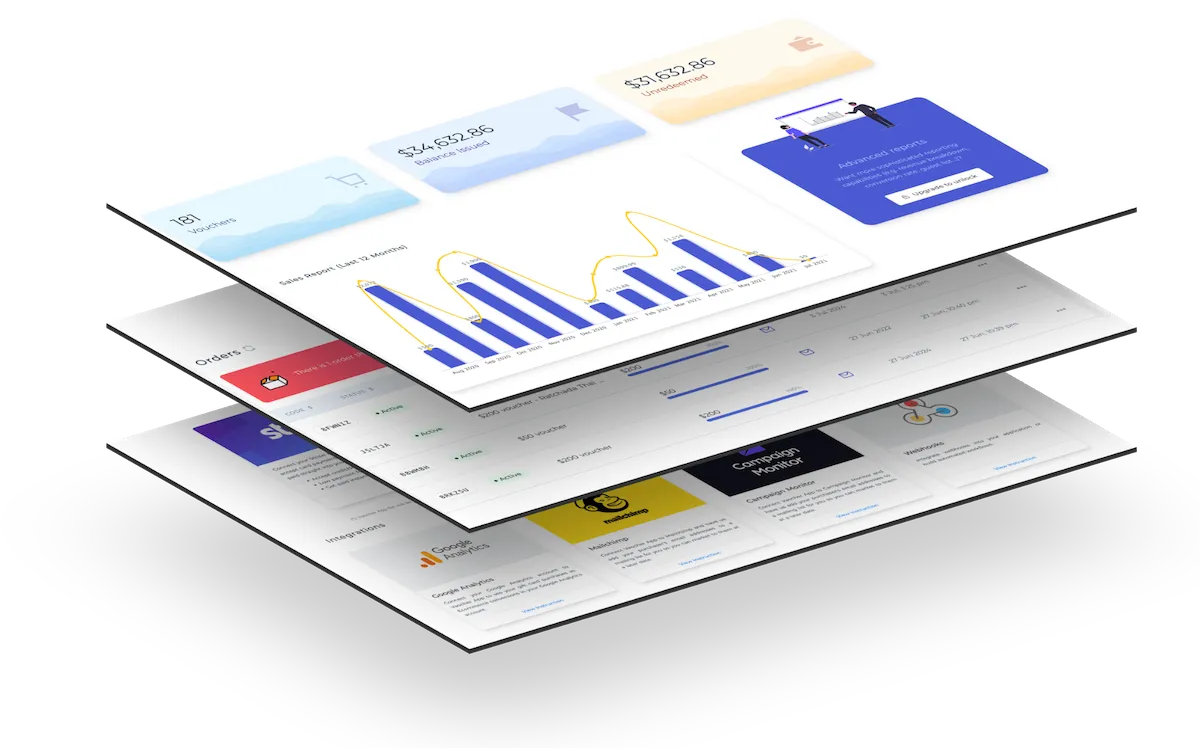 Sell gift vouchers better & faster
