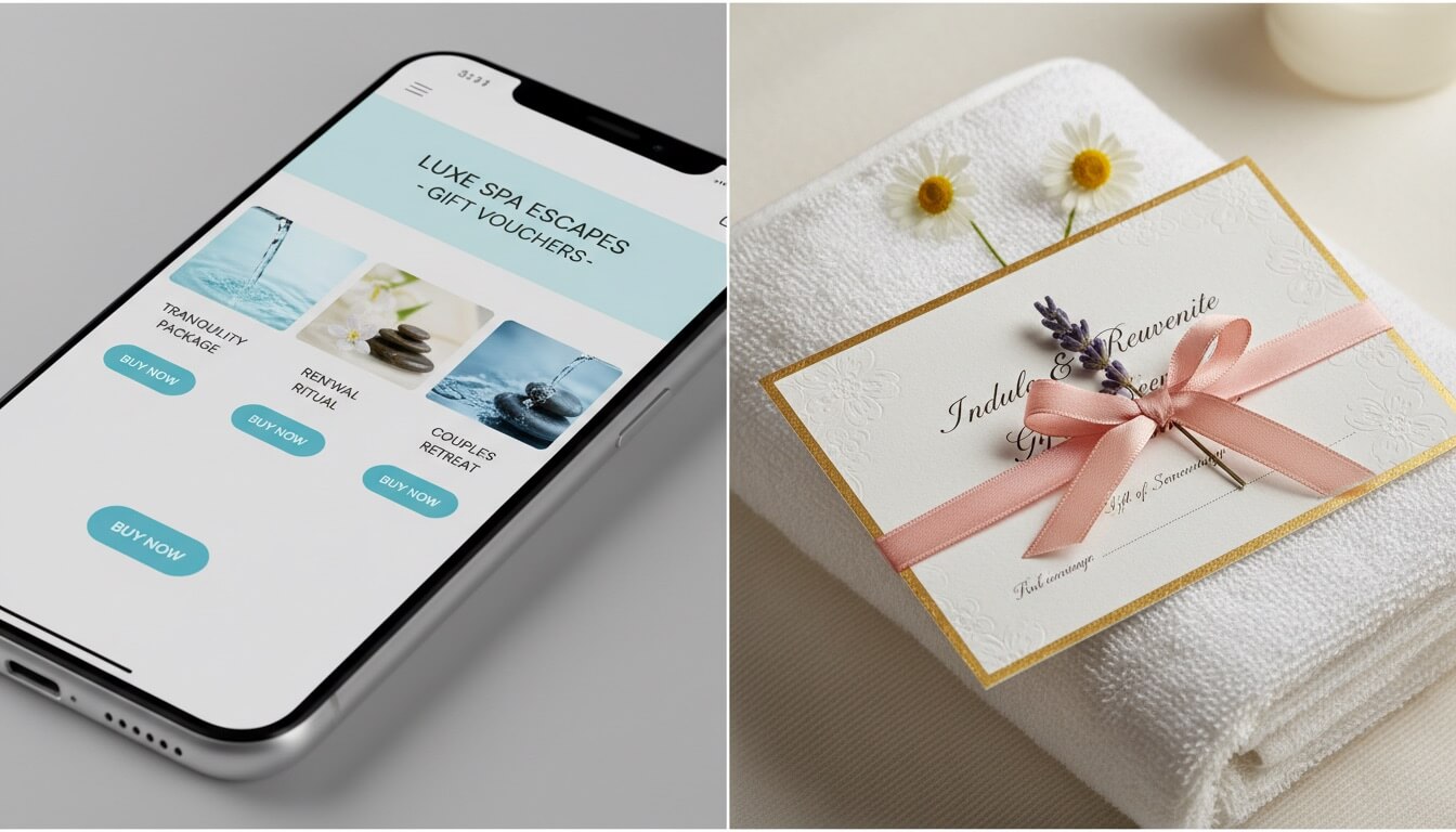 Digital ease. Spa luxury. One perfect gift.