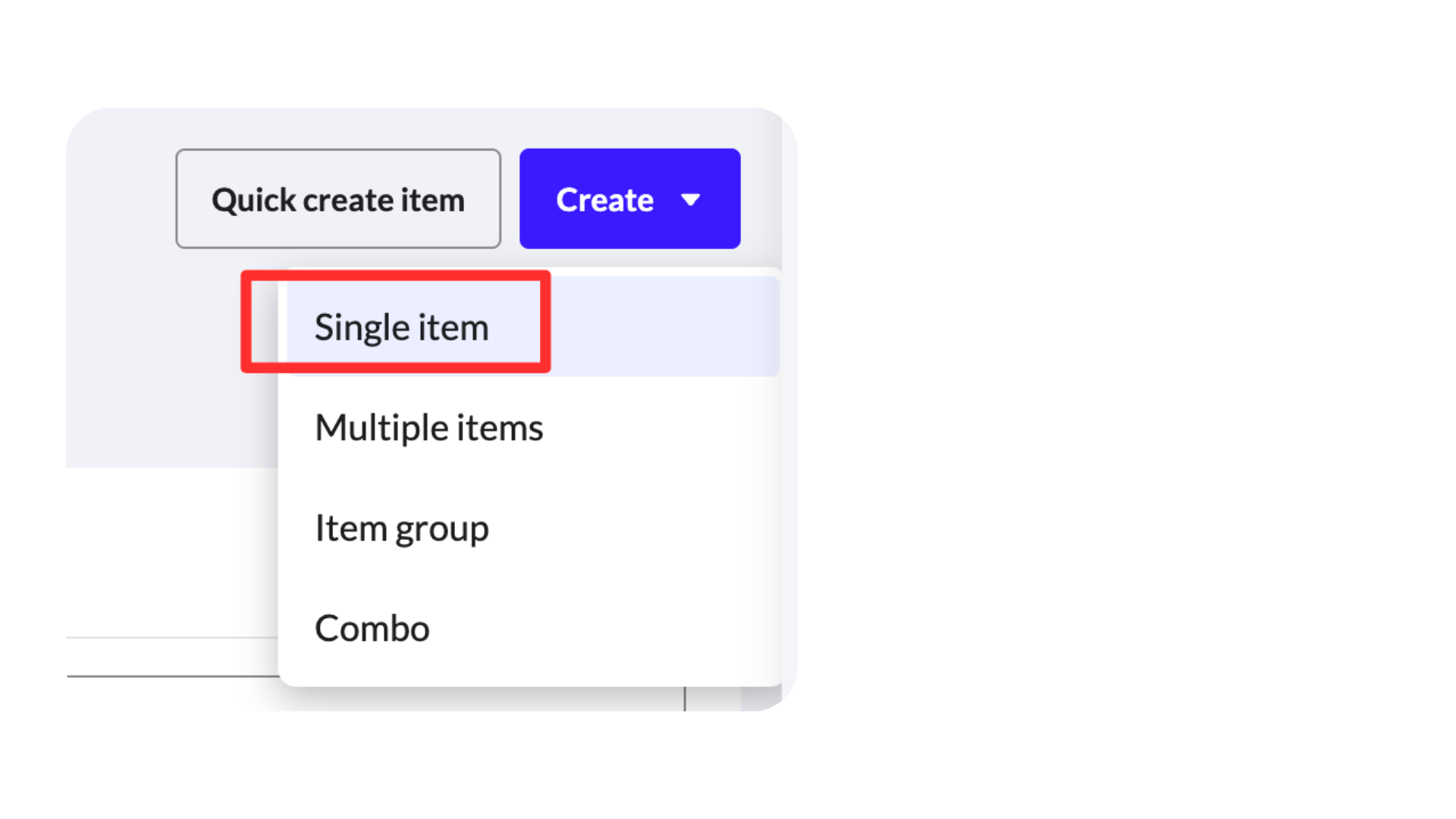 Create Gift Card Item
