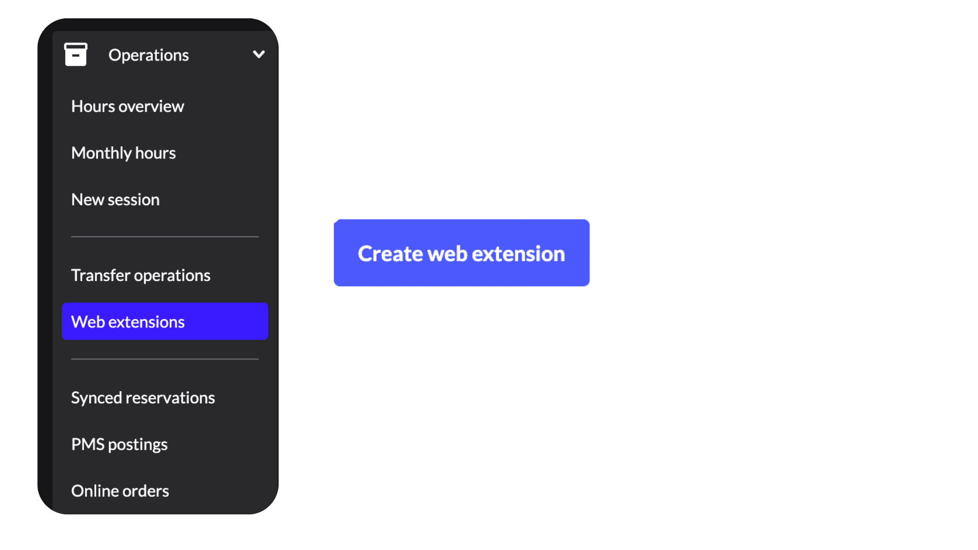 Set up VaocherApp Web Extension